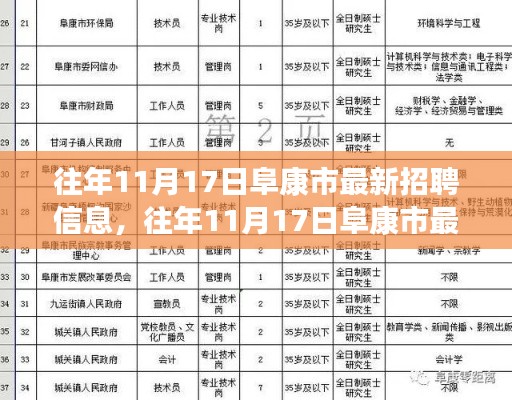 往年11月17日阜康市招聘信息大汇总，职场人的福音