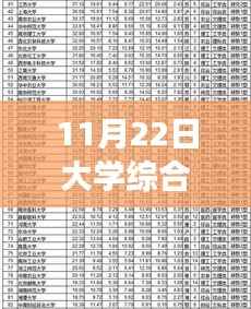 最新大学综合排名发布,深度解读与要点聚焦