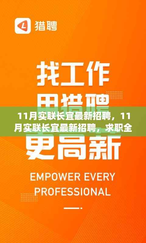 11月实联长宜最新招聘及求职全攻略,手把手教你成功应聘