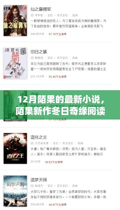陌果新作冬日奇缘阅读指南,轻松理解最新连载小说技巧与要点解析