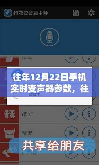 往年12月22日手机实时变声器参数详解,打造声音魔法之旅