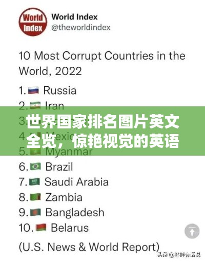 世界国家排名图片英文全览,惊艳视觉的英语国家排名图谱!