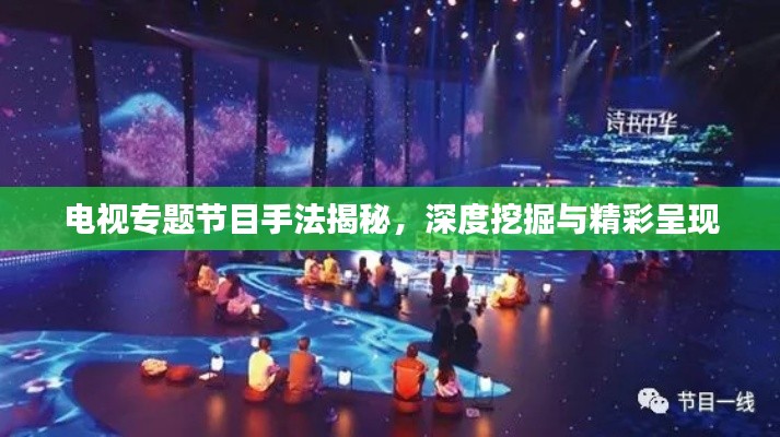 电视专题节目手法揭秘,深度挖掘与精彩呈现