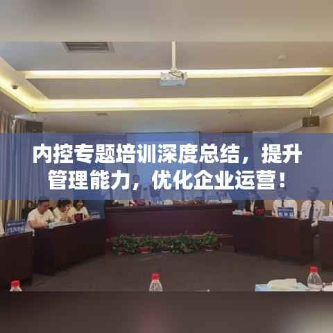 内控专题培训深度总结,提升管理能力,优化企业运营!